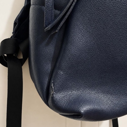 Caprisa blue backpack used with visible wear