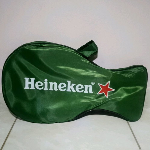Heineken promotional rackets like new set with 2 wooden rackets, ball and case