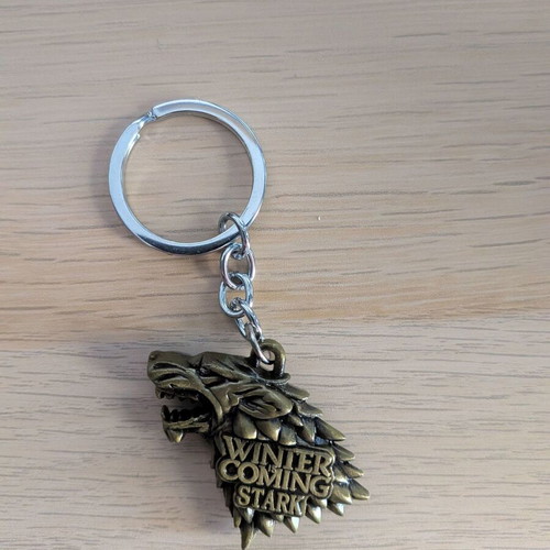 Game of Thrones Stark House Keychain new