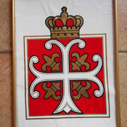 Promotional frame used with CAIR Demi Sec champagne logo 36x48 cm