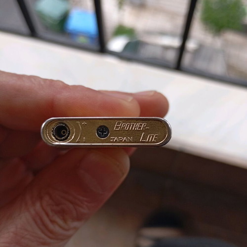 Vintage Brother Lite Lighter NOS new old stock gold with case