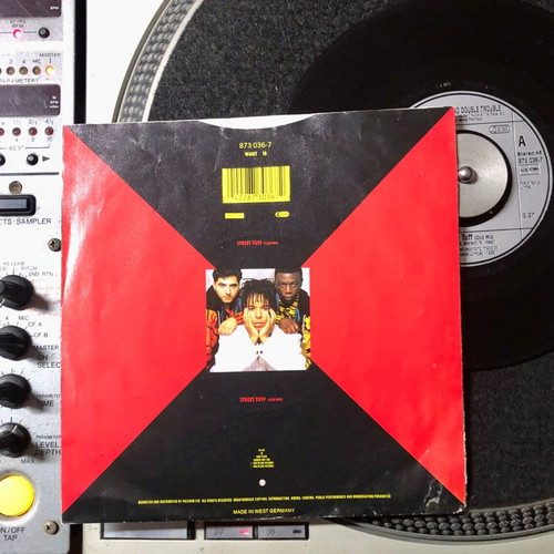 Street Tuff 7" vinyl single by Rebel MC And Double Trouble used, Hip-Hop