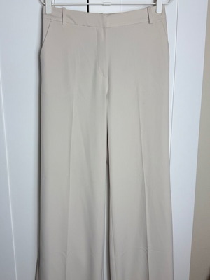 Wide-leg beige trousers size 38 women's H&M like new