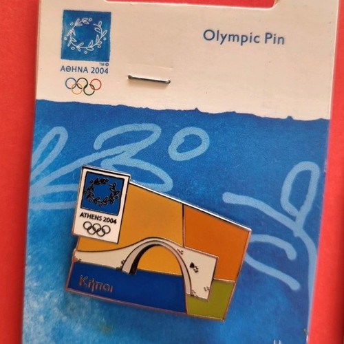 Pins Athens 2004 Bridges series new, set of 7