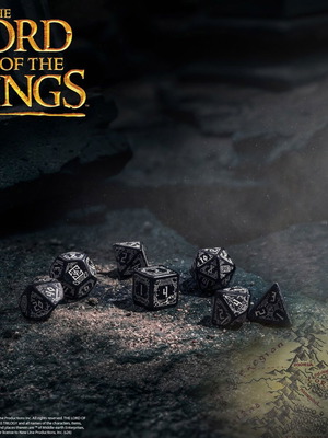 The Lord of the Rings Moria Glow in the Dark Dice Set