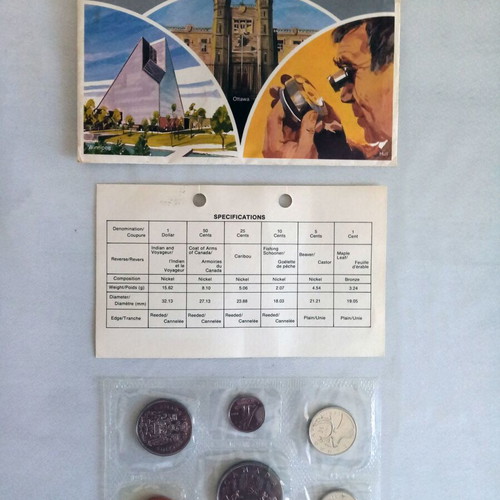 Set of 6 Royal Canadian Mint 1979 coins new