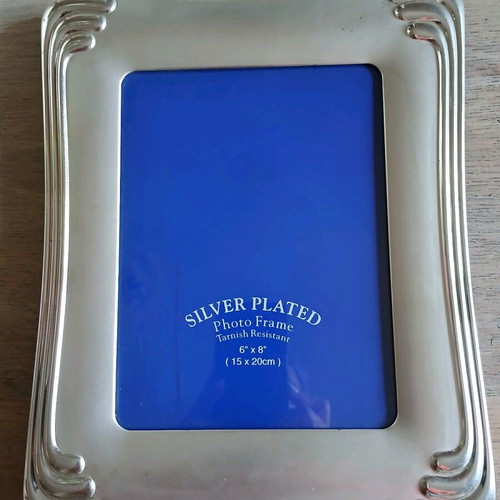 Silver plated photo frames used, vintage pack of two