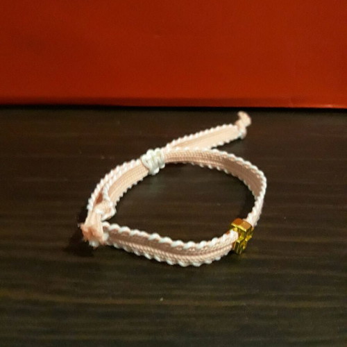 Handmade baptism martirika pack of 15 pink with white and cross