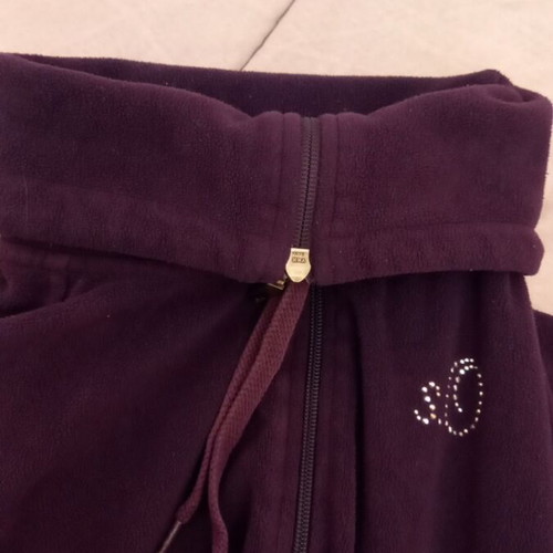 S.Oliver fleece jacket like new, purple, size L