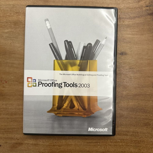 Microsoft Office Proofing Tools 2003 CD like new