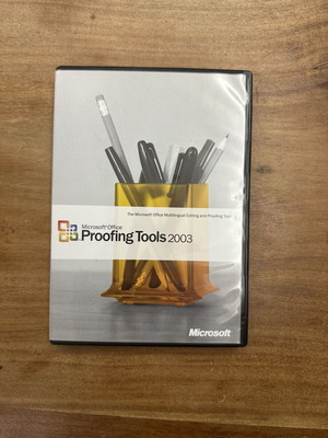 Microsoft Office Proofing Tools 2003 CD like new