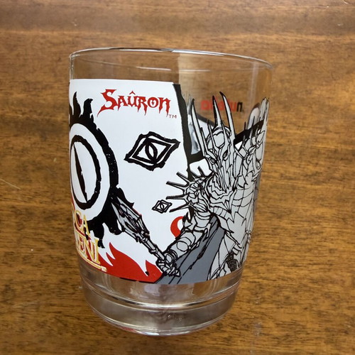 Nutella The Lord of the Rings Sauron glass used, 2003 collectible
