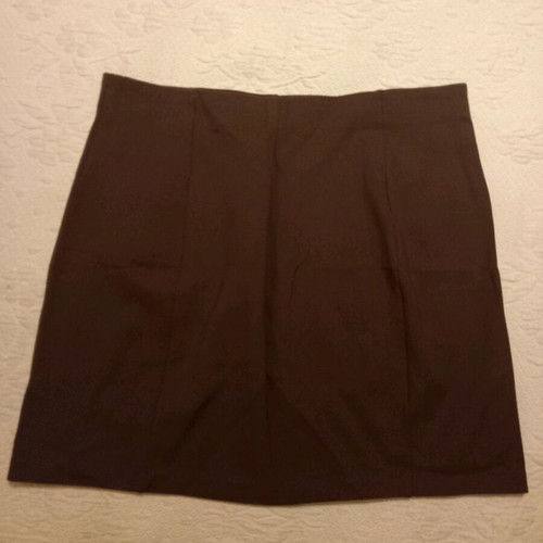 Stradivarius skirt like new, brown, elastic with drawstring, size XL
