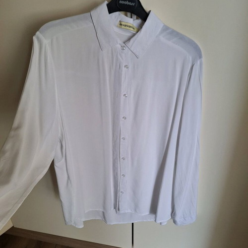 Women's white shirt size large cotton new