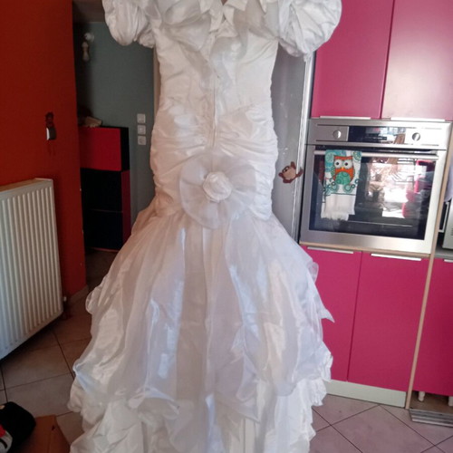 Wedding dress used, size S / 36 / 8, in good condition