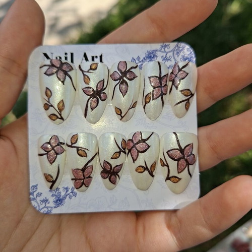 Press On Nails set with application tools, new