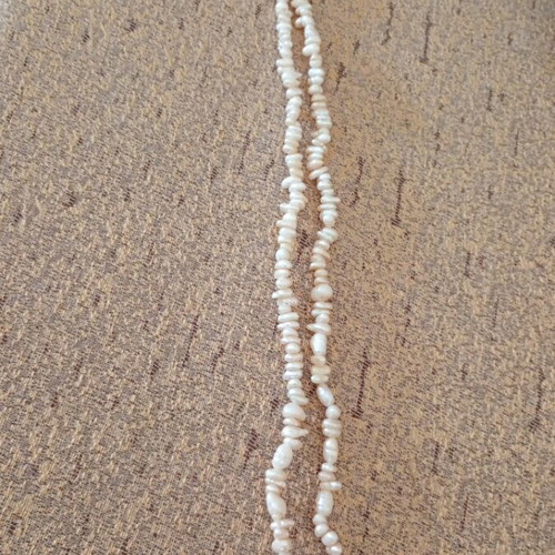 Necklace from natural raw pearl like new
