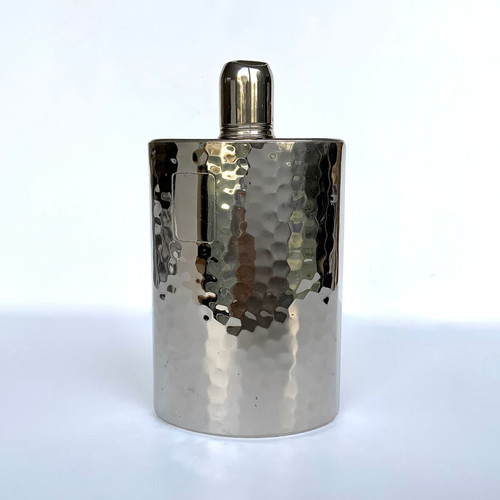 Antique hammered flask West Germany US Zone 1950s used