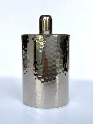 Antique hammered flask West Germany US Zone 1950s used