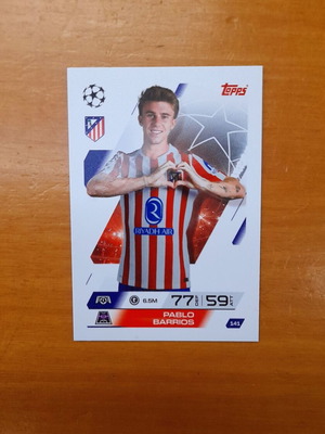 Topps card match ataxx Pablo Barrios new