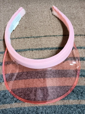 Zara pink visor hat used accessory