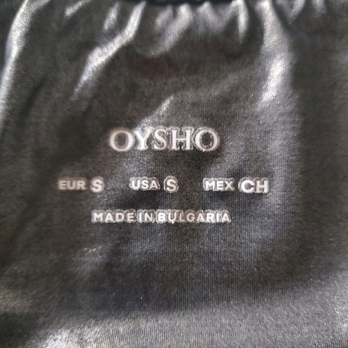 Women’s Oysho small leggings grey shiny like new