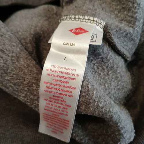 Lee Cooper Hoodie Grey Size L Like New