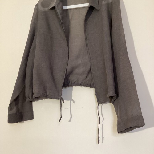 Toni Gard women's set transparent cropped jacket and asymmetric skirt like new