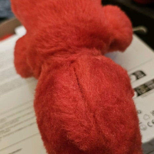 Monchhichi devil doll vintage red used