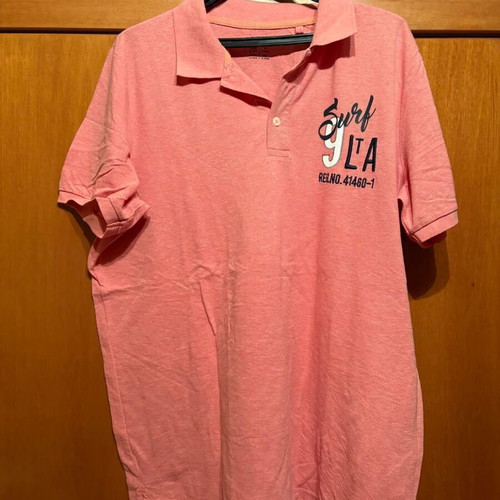 Men's short-sleeve shirt XL pink like new