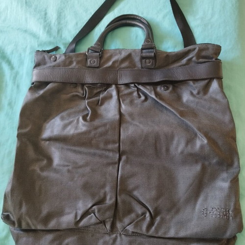G-Star Raw weekend or city bag like new, leather and canvas