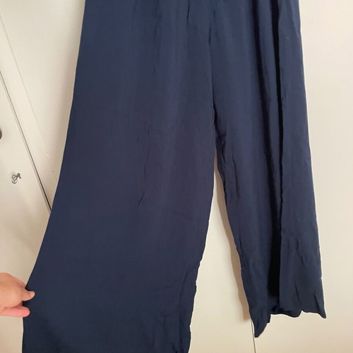 Iso strapless jumpsuit medium, dark blue, like new