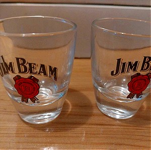 23 JIM BEAM shot glass πακέτο
