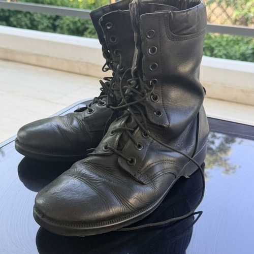 Military boots Greek Army leather size 46 used