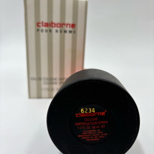 Claiborne Pour Homme Eau de Cologne 50ml new vintage men's fragrance