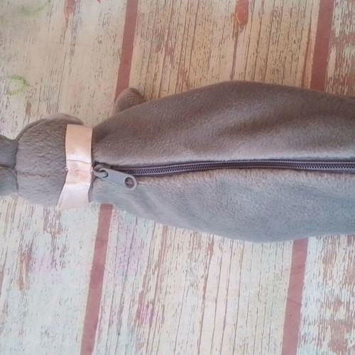 Plush school pencil case bunny like new