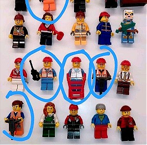 LEGO x5 minifigures lot