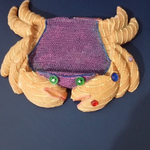 Decorative crab with various colors