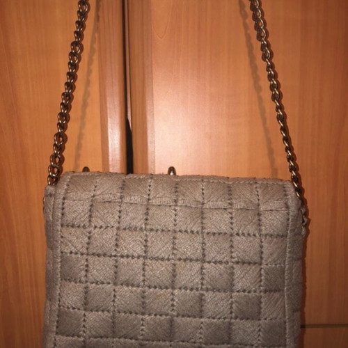 Handmade beige crossbody women's bag like new