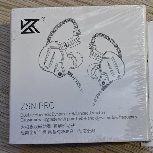 KZ ZSN Pro Earbuds New HiFi Dual Driver 1BA 1DD