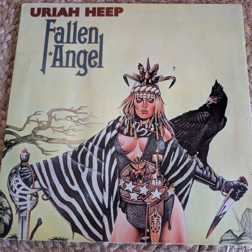 Uriah Heep Fallen Angel LP used, Greek edition, rock