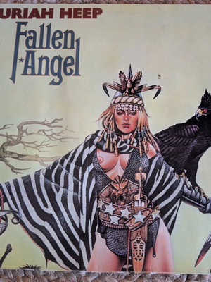 Uriah Heep Fallen Angel LP used, Greek edition, rock