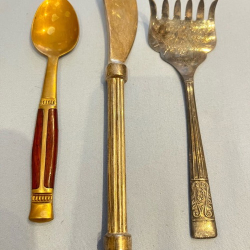 Rare collection of vintage cutlery 1960s like new