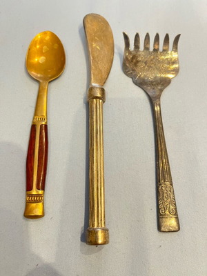 Rare collection of vintage cutlery 1960s like new