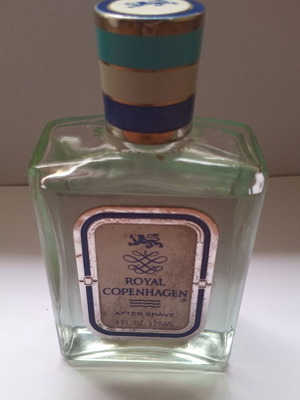 Vintage Royal Copenhagen 70s After shave Splash used, 120 ml