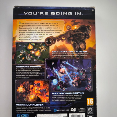 StarCraft II Wings of Liberty PC game like new