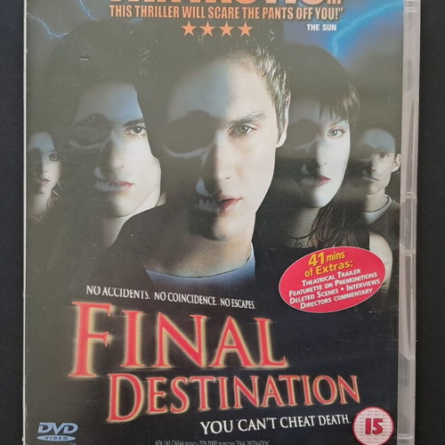 Final Destination DVD like new, thriller horror drama with English subtitles