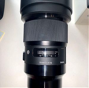 Sigma Full Frame Φωτογραφικός Φακός 50mm f/1.4 DG HSM Art Σταθερός για Sony E Mount Black