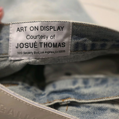 Gallery Dept. jeans new with vintage look and raw hem