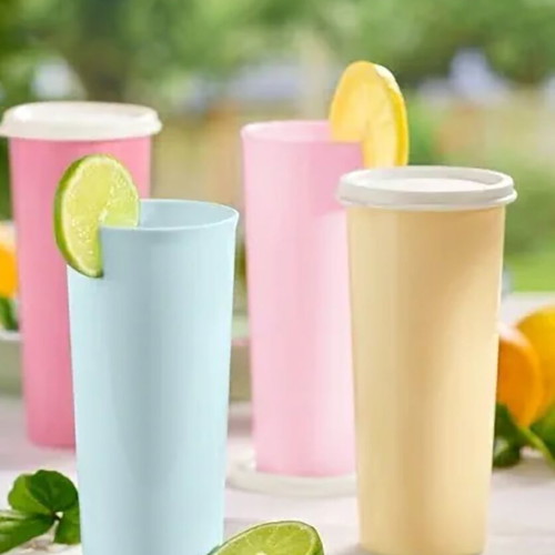 Tupperware vintage set of 4 children's cups 470ml
